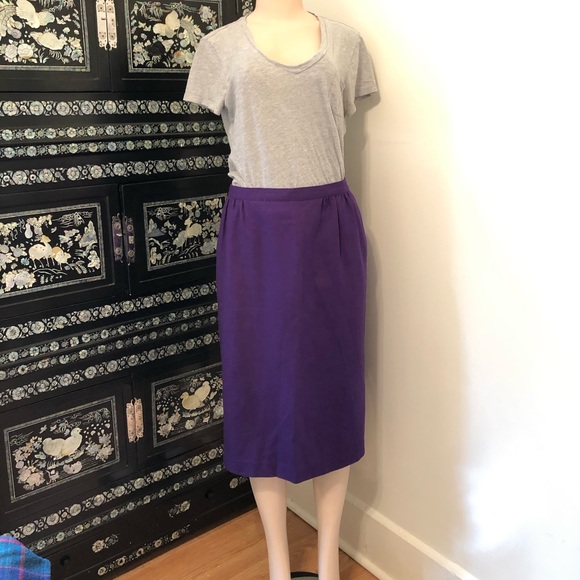Vintage Wool Skirt - Picture 1 of 5